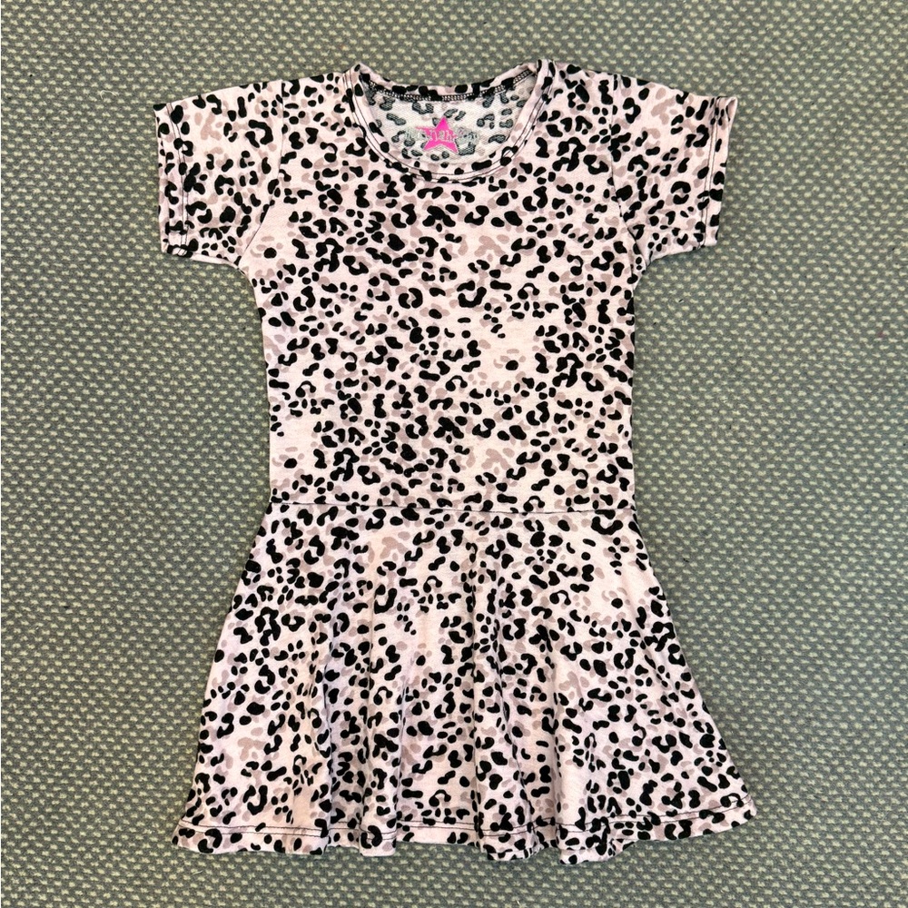 Hannah Sky Leopard Print Dress
